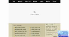 Desktop Screenshot of mlmsoftwaresolution.in